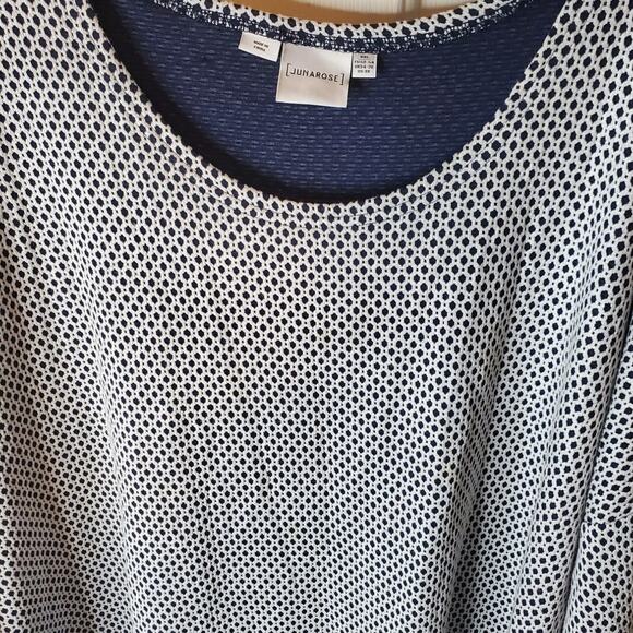Junarose Shift Dress, Geometric Pattern, XXL - Picture 2 of 6